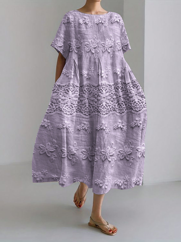 Women's Printed Casual Fashion Short Sleeve Dress