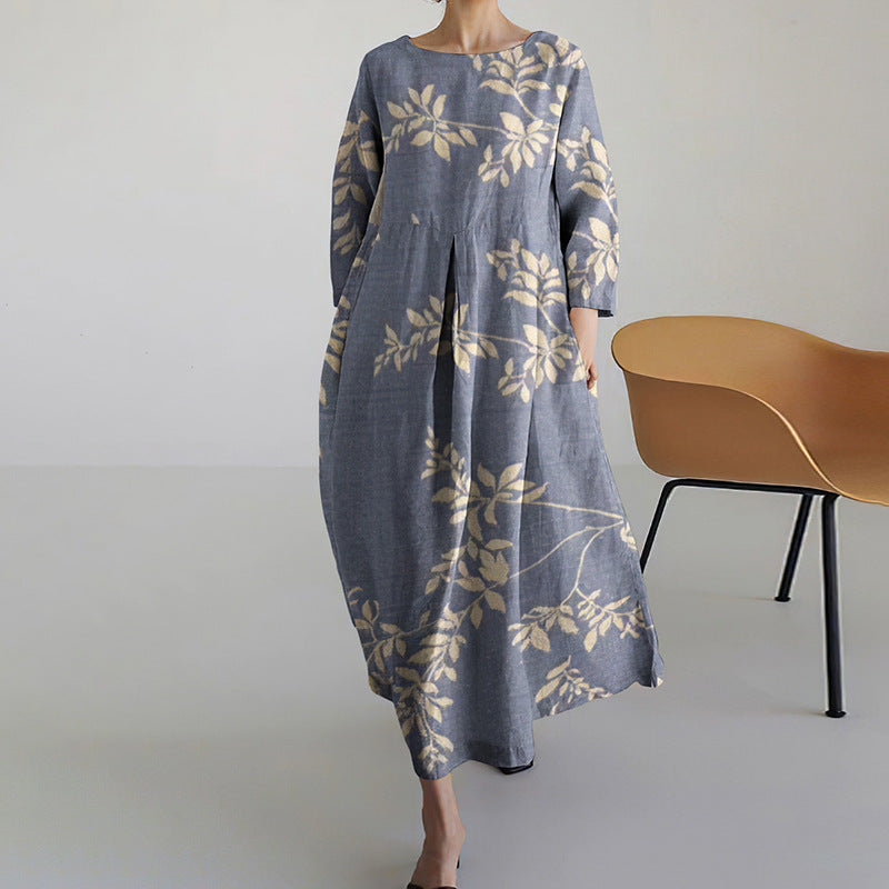 Women's Printed Casual Fashion Short Sleeve Dress