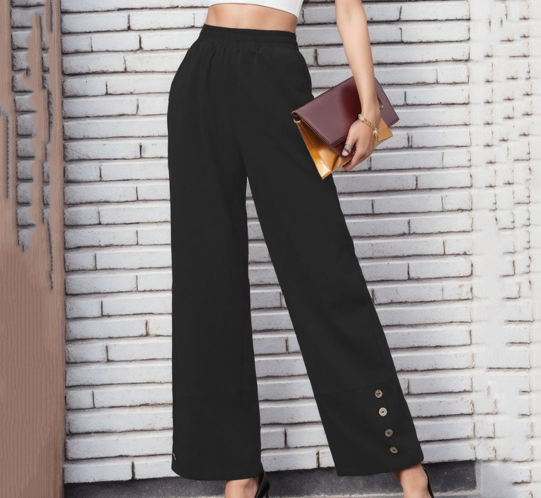 Casual Trousers Loose Straight Women's Casual Trousers