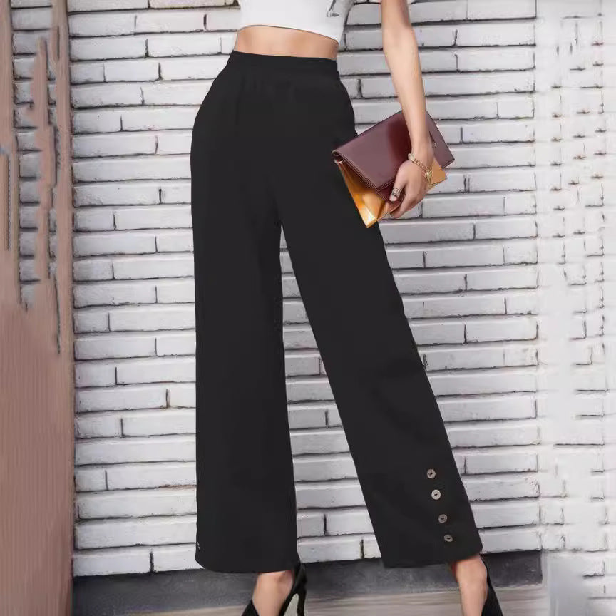Casual Trousers Loose Straight Women's Casual Trousers
