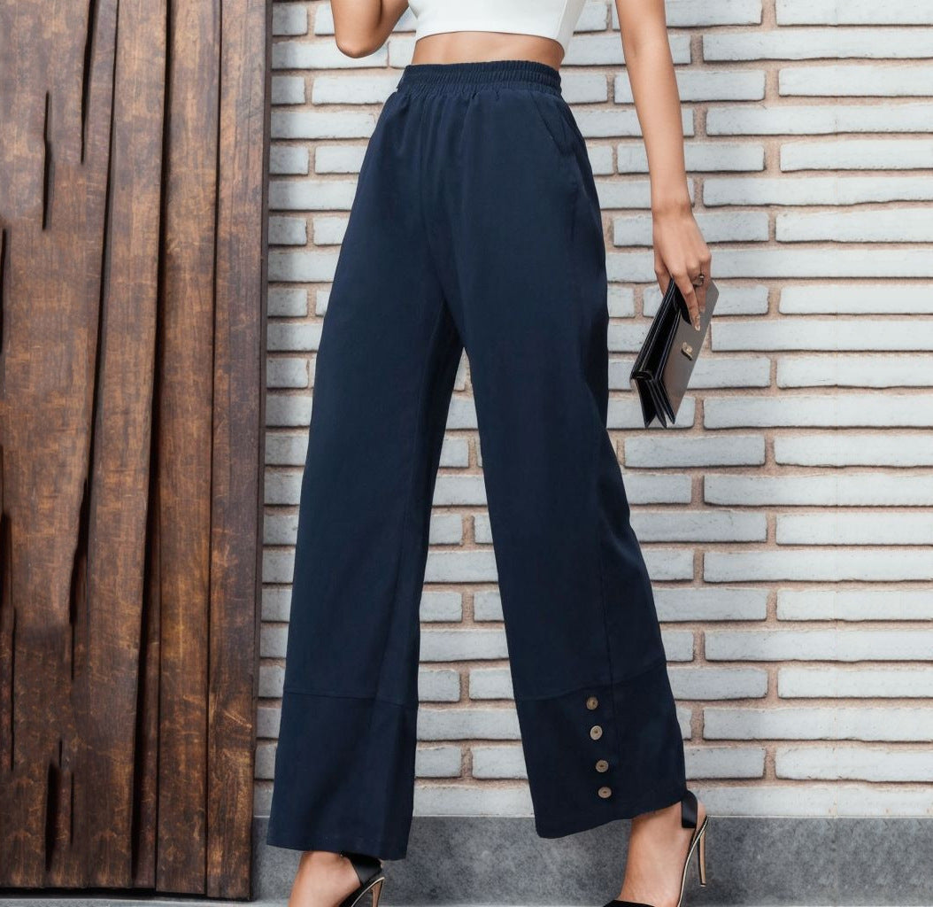 Casual Trousers Loose Straight Women's Casual Trousers