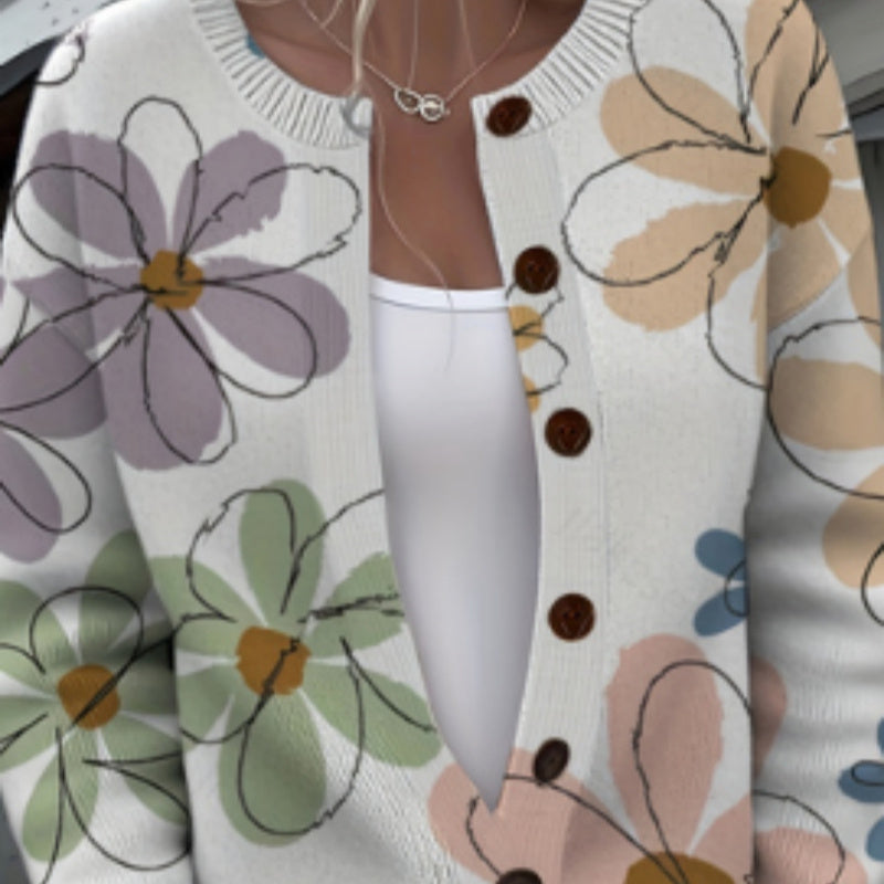 Digital Printed Cardigan Hoodie Jacket