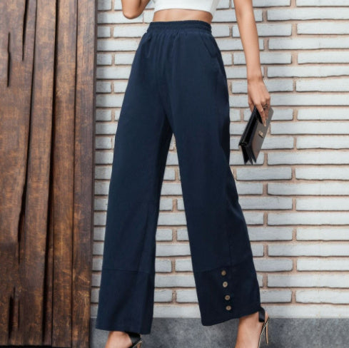 Casual Trousers Loose Straight Women's Casual Trousers