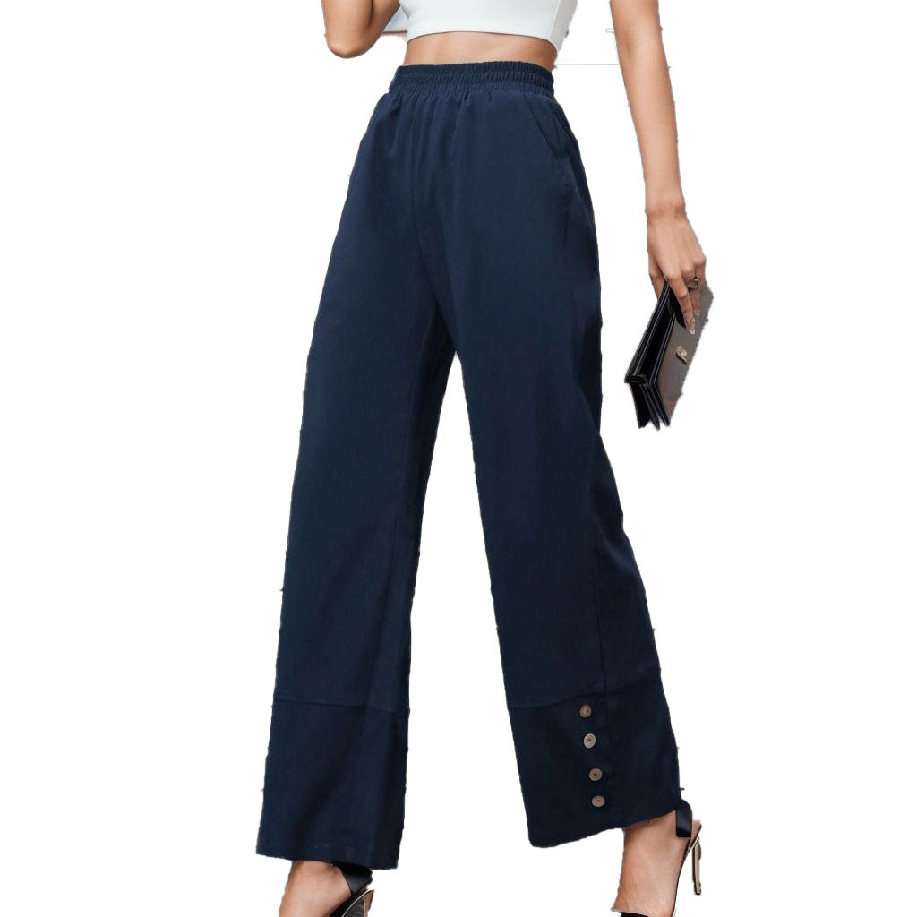 Casual Trousers Loose Straight Women's Casual Trousers