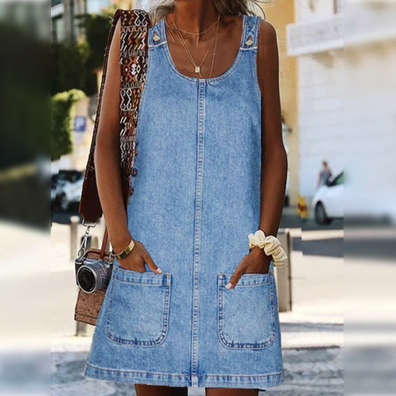 Women's Denim Sexy Cool Sling Dress